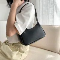 Retro PU Leather Top-Handle Shoulder Bag thumbnail 3
