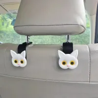 3D Cartoon Cat Car Headrest Hook thumbnail 6