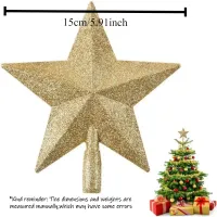 Pink Star Christmas Tree Top Decoration thumbnail 6
