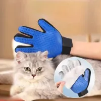Pet Grooming Gloves with 5-Finger Design thumbnail 4