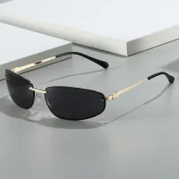Y2K Cat Eye Mirrored Sunglasses thumbnail 1