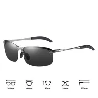 Classic Metal Polarized Men's Sunglasses thumbnail 5