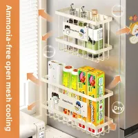 Magnetic Fridge Organizer Rack thumbnail 2