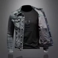 Men's Vintage Distressed Denim Jacket thumbnail 2