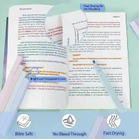 12 Colors Pastel Highlighters Set thumbnail 5