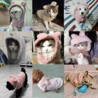 Pet Fleece Hoodie Cat & Dog Sweater thumbnail 5