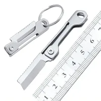 Stainless Steel Folding EDC Keychain Multi-Tool thumbnail 4