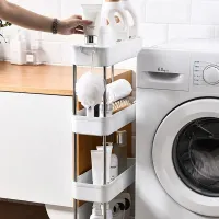 Slim Rolling Storage Cart Organizer thumbnail 4