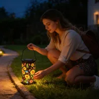 Solar Sunflower Lantern thumbnail 3
