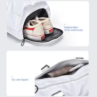 Gym Duffle Bag with Shoe Compartment thumbnail 5