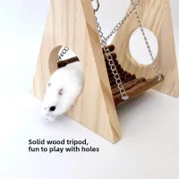 Apple Wood Hamster Swing Chew Toy thumbnail 3
