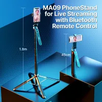 Ulanzi MA09 Bluetooth Selfie Stick Tripod thumbnail 2