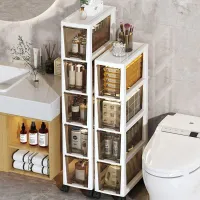 Slim Waterproof Bathroom Cabinet thumbnail 1