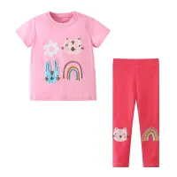 Unicorn Girls T-Shirt + Leggings Set thumbnail 5