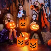 LED Pumpkin Trick or Treat Bucket thumbnail 5
