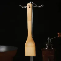 Bamboo Spatula with Long Handle thumbnail 5