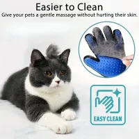2-in-1 Pet Grooming Gloves Set thumbnail 4