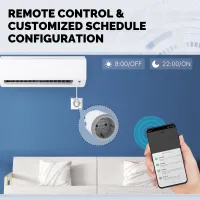 MOES Matter Smart WiFi Plug Socket thumbnail 3