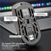 SmailWolf RS8 Wireless Gaming Mouse thumbnail 5