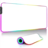 RGB LED Gaming Mouse Pad - XXL Backlit Desk Mat thumbnail 1