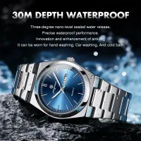 Ultra Thin Quartz Watch with Luminous Dial thumbnail 3