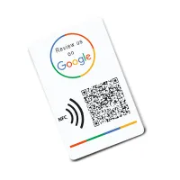 Custom NFC & QR Code Review Cards thumbnail 3