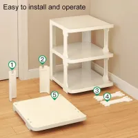 Stackable Vertical Shoe Rack 2-8 Layers thumbnail 5