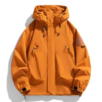 Men's Hooded Windbreaker Jacket thumbnail 3