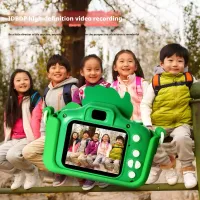 Green Dinosaur Kids Digital Camera thumbnail 2