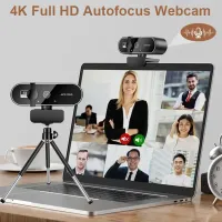 4K Autofocus Webcam with Microphone thumbnail 1