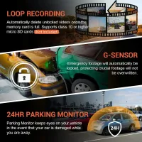 1080P WiFi Dual Lens Dash Cam thumbnail 6