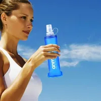 Collapsible Silicone Water Bottle thumbnail 5