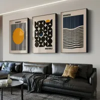 Bauhaus Canvas Print - Geometric Wall Art thumbnail 1