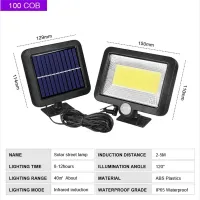 Solar COB LED Motion Sensor Light thumbnail 1