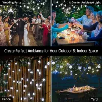Solar Crystal Globe Fairy Lights thumbnail 6
