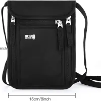 RFID Neck Wallet Passport Organizer thumbnail 4