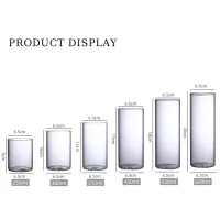 Glass Cylinder Vases Set thumbnail 6