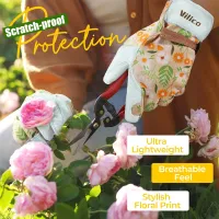 Thorn-Proof Leather Gardening Gloves thumbnail 3