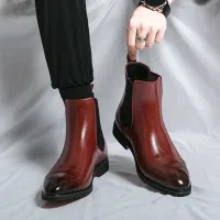 Men's Red Sole Chelsea Boots thumbnail 6