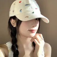 Cute Japanese Embroidered Baseball Cap thumbnail 1