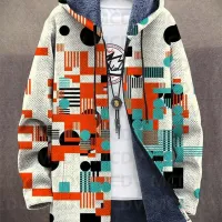 Retro Ethnic Plush Cardigan Coat thumbnail 4