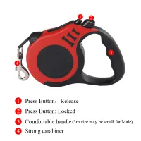 Retractable Nylon Pet Leash thumbnail 5