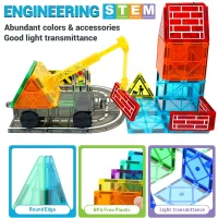 Magnetic Road & Car Building Set thumbnail 5