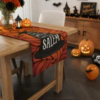 Halloween Witch Hat Spider Web Table Runner thumbnail 2