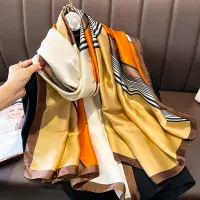Luxury Silk Summer Scarf 180x90cm thumbnail 1