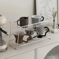 Stainless Steel Spice Jar Organizer Rack thumbnail 1