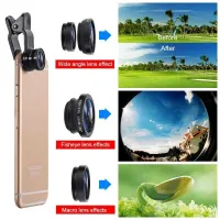 3-in-1 Fisheye Phone Lens Kit thumbnail 2