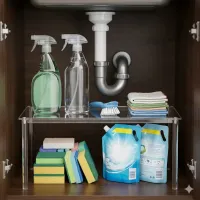 Clear Acrylic Cabinet Organizer thumbnail 2
