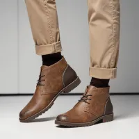 Retro Desert Boots Men KD783 thumbnail 6