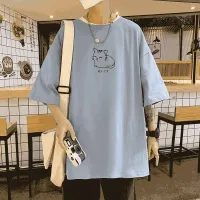Oversized Cotton Printed T-Shirt 5XL thumbnail 6